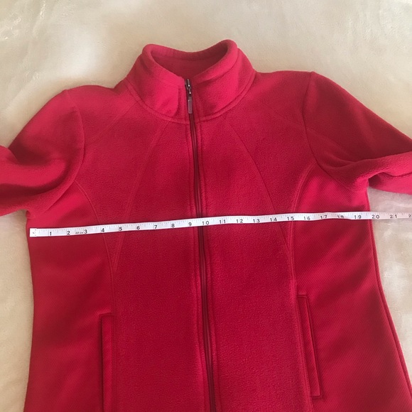 IZOD Fleece Full Zip Jacket - Size M - Picture 9 of 11